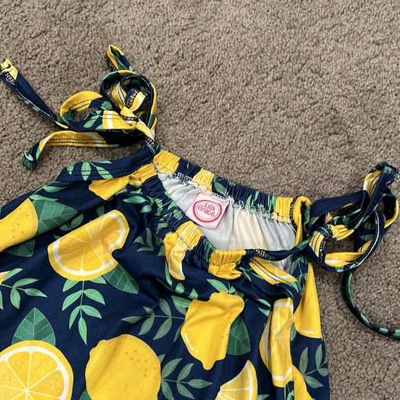 Isla Grace Boutique Lemon Summer Dress - Picture 2 of 2